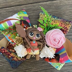 Girls Moanna Handmade Bow